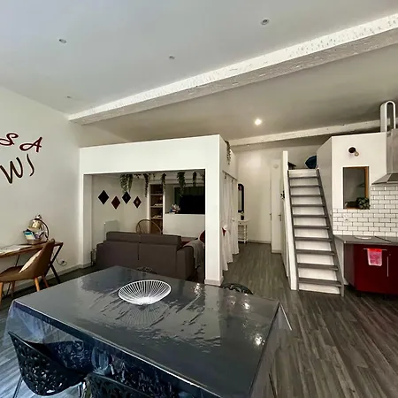 Loft Casa Wi Hyper Centre - Parking-clim Апартаменты Перпиньан