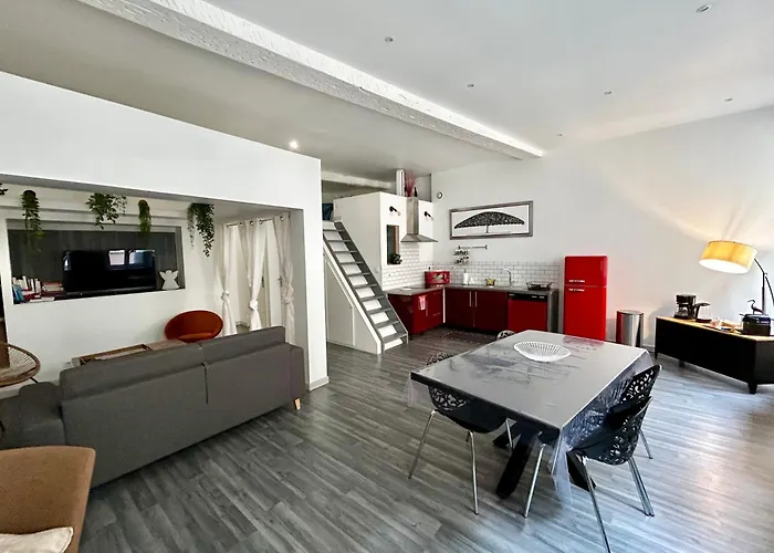 Apartment Loft Casa Wi Hyper Centre - Parking-clim